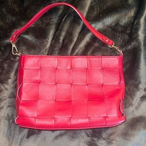 Red Woven Anna Paola Purse